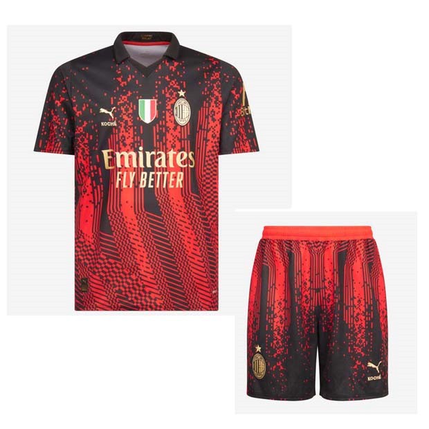 Camiseta AC Milan 4ª Niño 2022-2023 Rojo